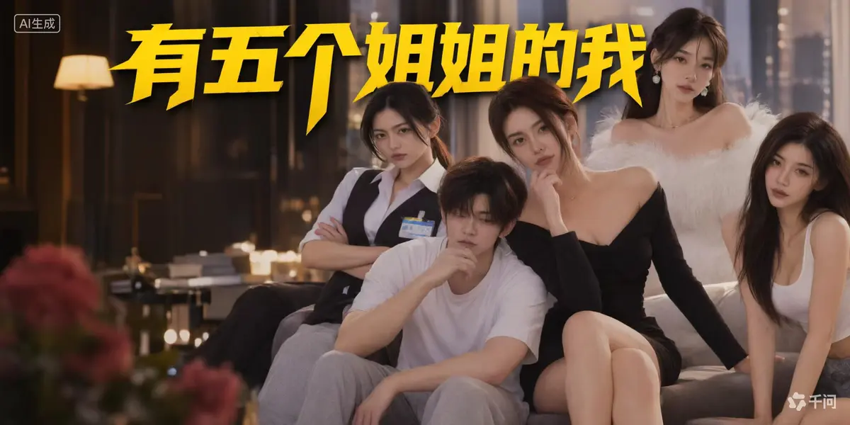 黄豆AI短剧《有五个姐姐的我》全集无雾版未删减高清免费看-完整版无须会员五个温柔治愈女主-无广告高清网盘ai漫剧超甜剧情